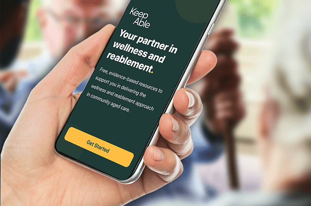 Keep Able On the Go mobile app