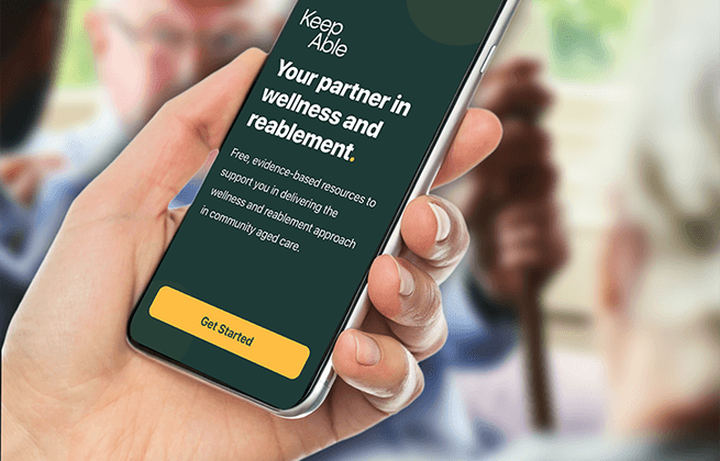 Keep Able On the Go mobile app