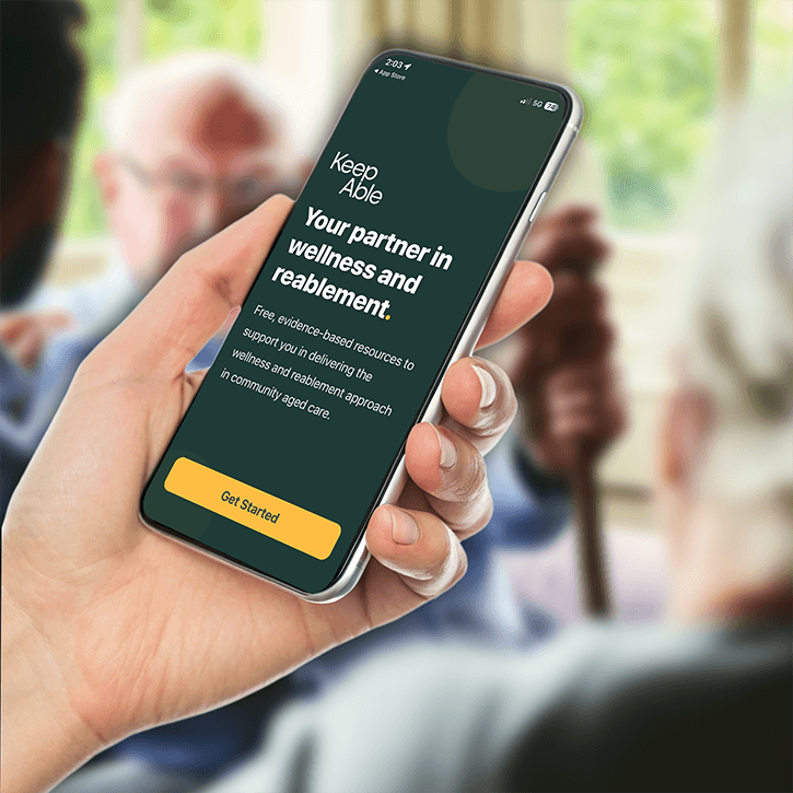 Keep Able On the Go mobile app