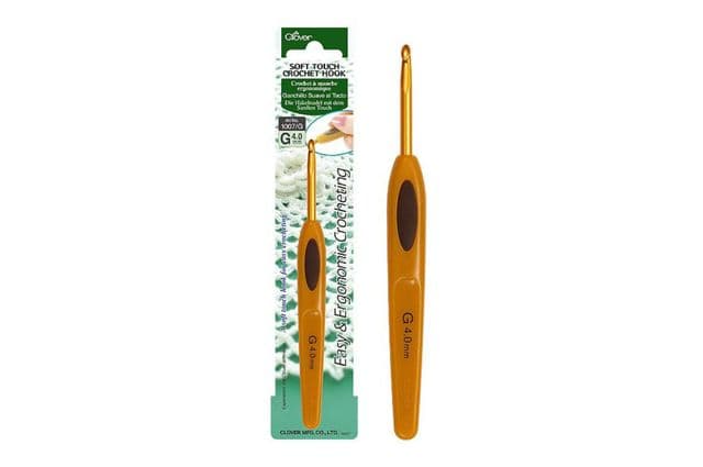 A pair of crochet hooks