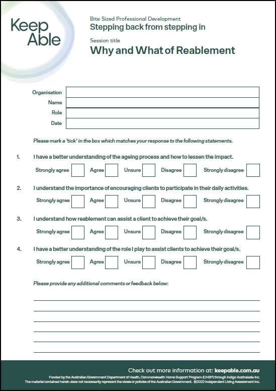 Bitesize module1 Evaluation sheet