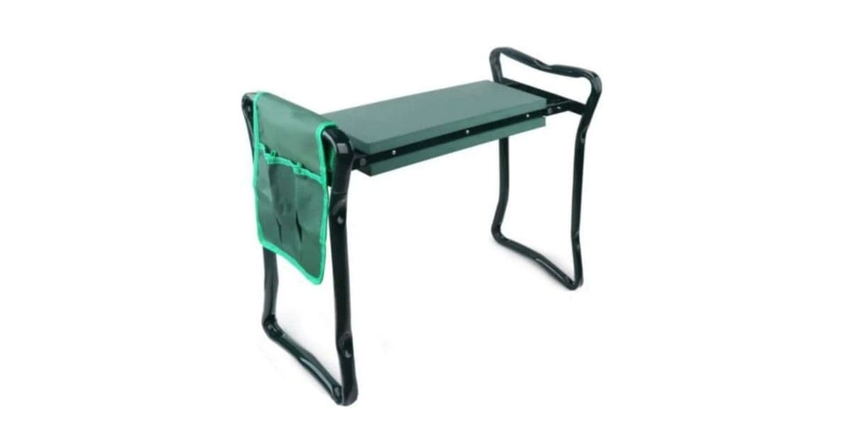 A dual kneeling pad and seat for gardening