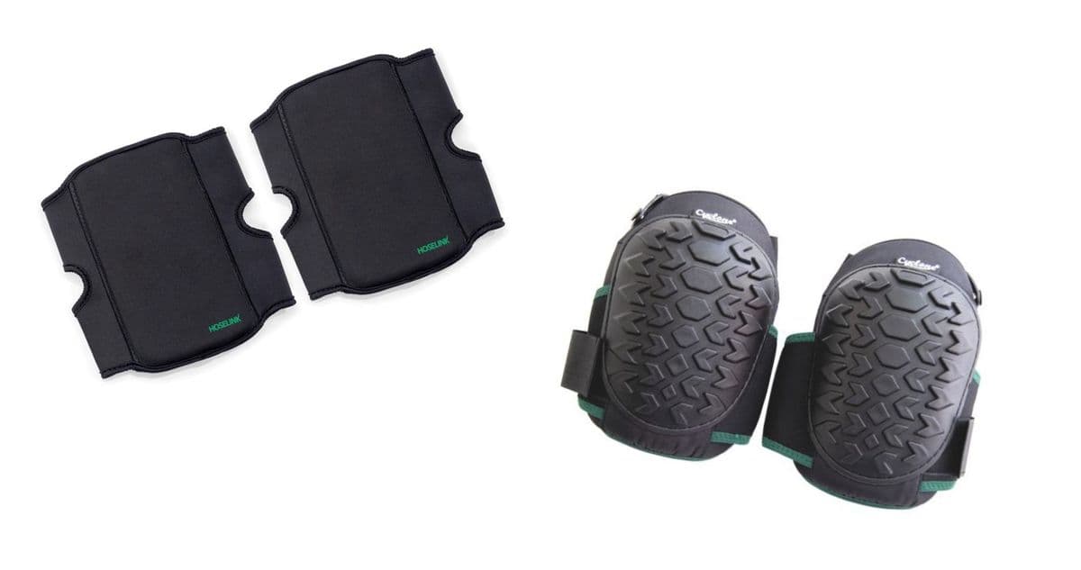 Two pairs of black knee pads