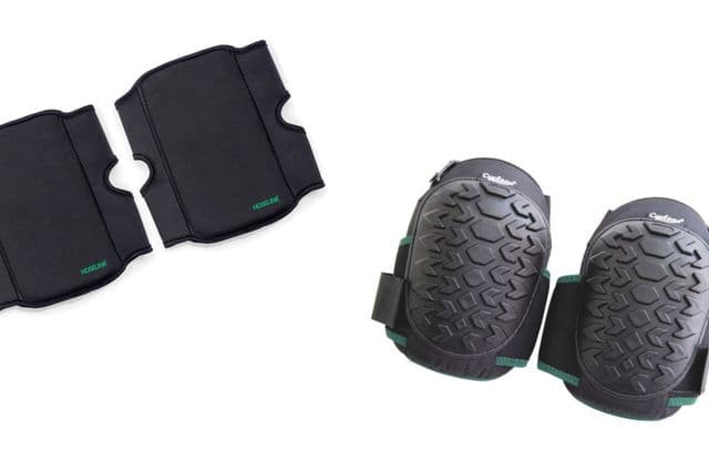 Two pairs of black knee pads