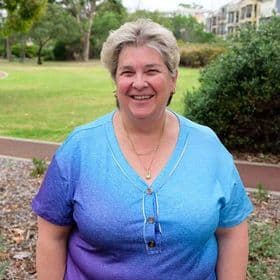 A headshot of Shaz Page-Firth, a leading reablement expert