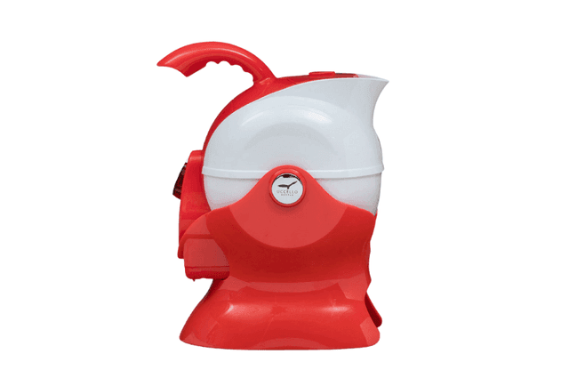 This lightweight kettle is nestled on a rotating base to help with pouring