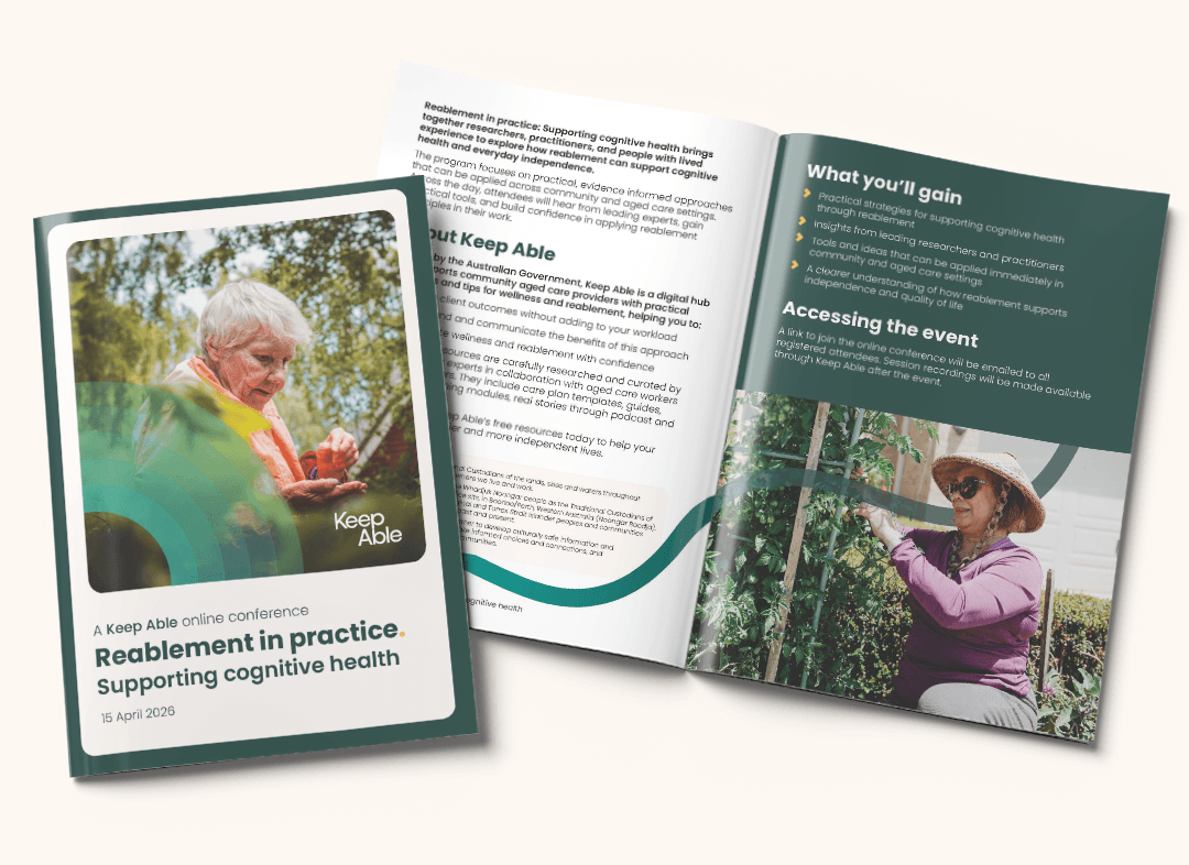 Reablement in practice programme cover