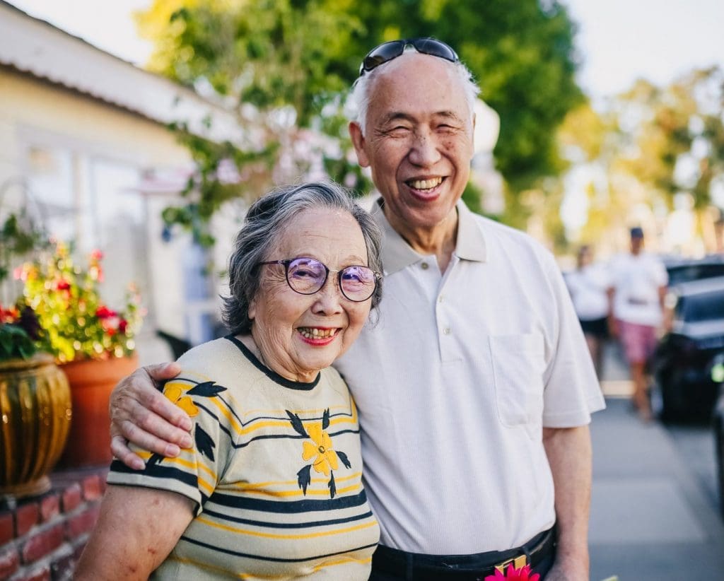 older asian couple