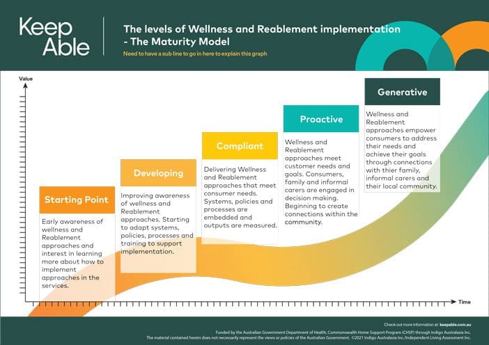 Maturity Model - Implementation for wellness and reablement strategies