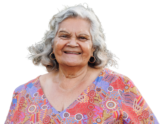 Elderly Aboriginal woman 