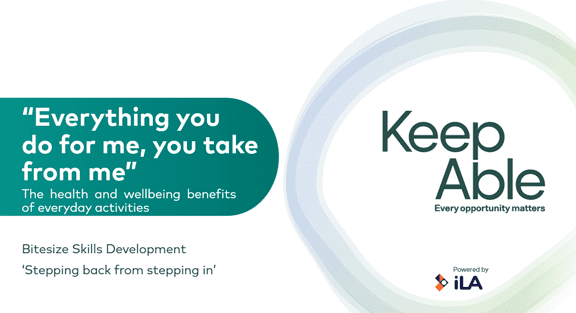Title slide for 'Everything you do for me, you take from me' presentation
